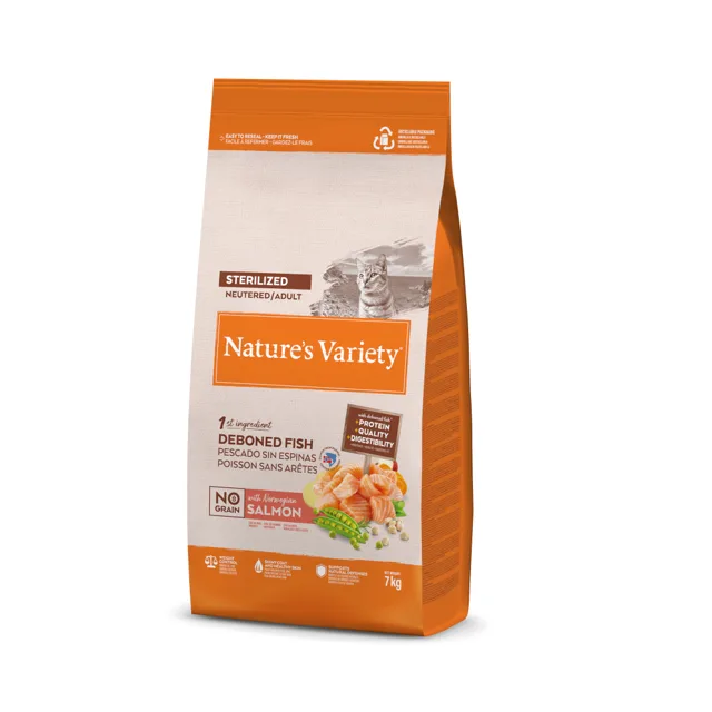 Nature's Variety No Grain Sterilized norský losos - 7 kg