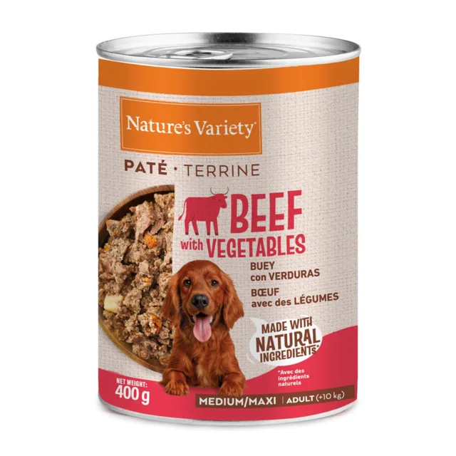 Nature's Variety Paté Medium/Maxi Adult - hovězí (400 g)