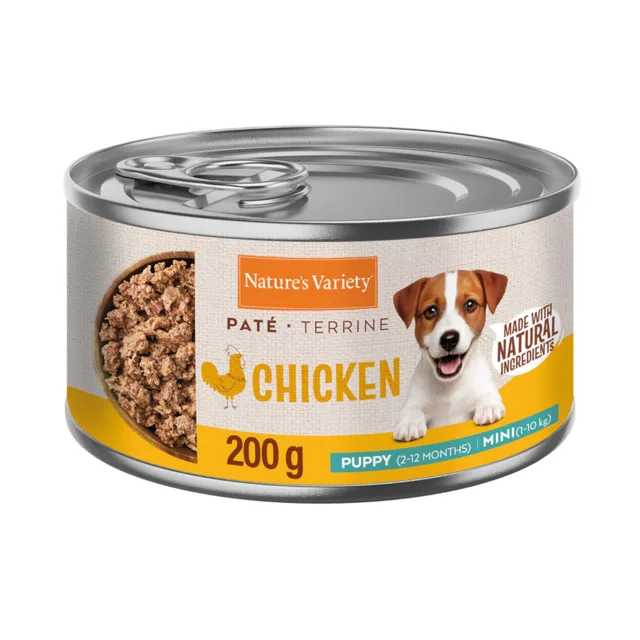 Nature's Variety Paté Mini Puppy 200 g - kuřecí