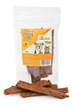 Natureca pochoutka masové pláty bažant 100% maso 100g
