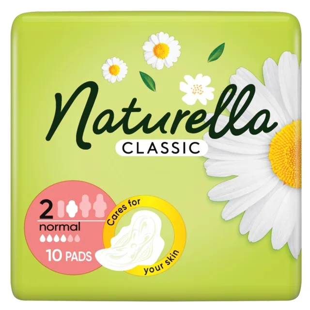 NATURELLA Classic Normal s vůní heřmánku Hygienické Vložky 10 ks
