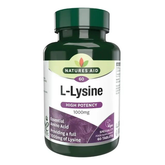 Natures Aid L Lysine 1000 mg 60 tablet