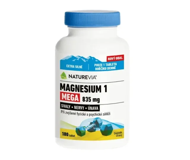 NatureVia Magnesium 1 Mega 835mg 180 tablet