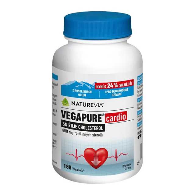 NATUREVIA Vegapure cardio 180 kapslí