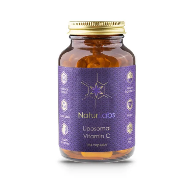 NaturLabs Liposomální vitamín C, 250 mg, 120 kapslí