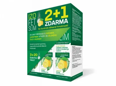 Naturprodukt Izofet Slim šum. 60 tablet 2+1