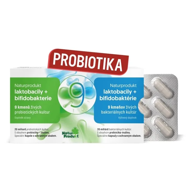 NATURPRODUKT Laktobacily a bifidobakterie 9 15 kapslí