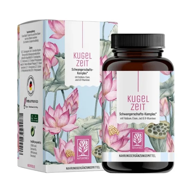 Naturtreu Čas kulatění Komplex vitaminů pro těhotné, 90 kapslí