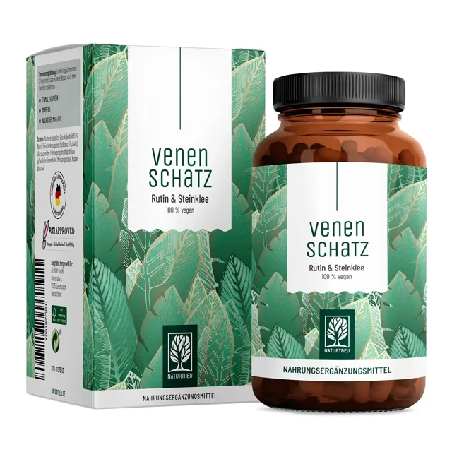 Naturtreu Poklad pro žíly - rutin a komonice lékařská 120 kapslí
