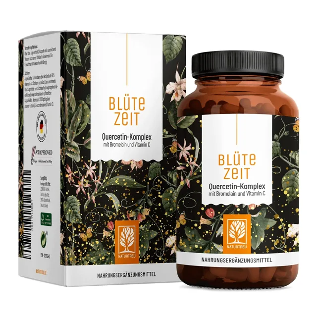 Naturtreu Quercetin a Bromelain komplex 120 kapslí