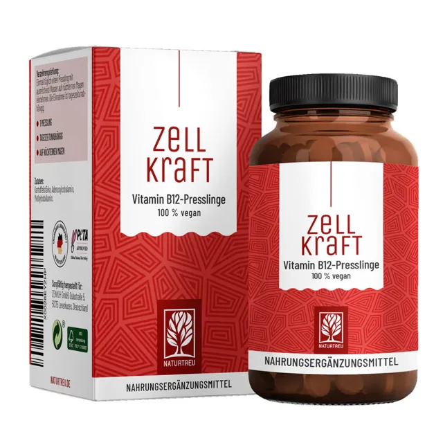 Naturtreu Síla buňky – Vitamín B12 500 µg, 270 tablet