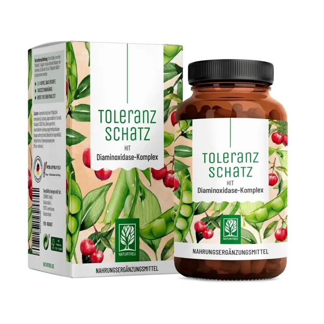 Naturtreu Tolerancia - DAO komplex (diamínoxidáza), 60 kapslí
