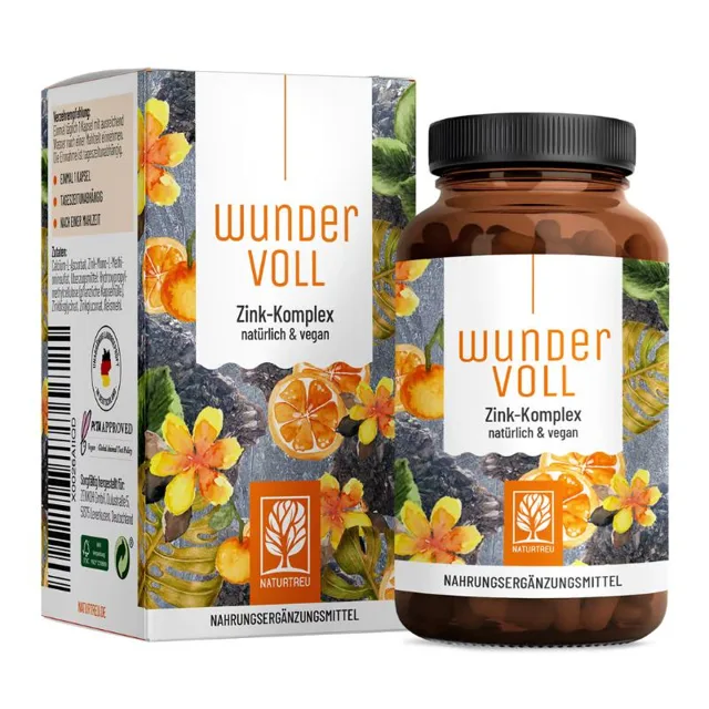 Naturtreu Úžas – Zinek a Vitamín C, 90 kapslí