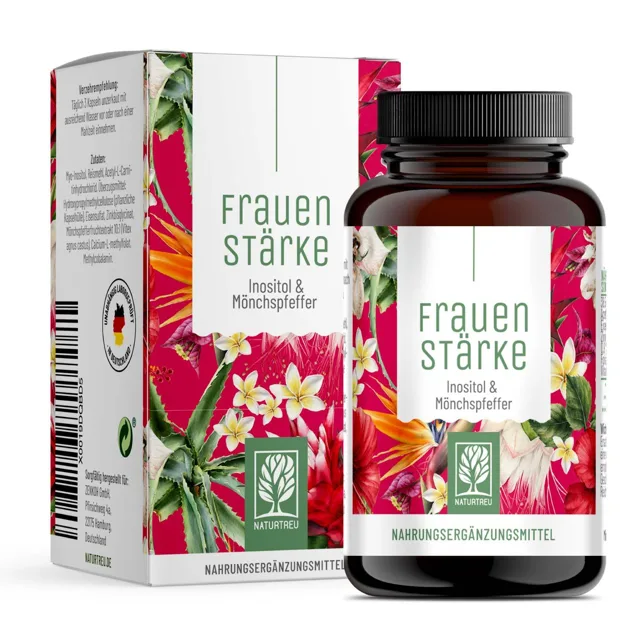 Naturtreu Ženská síla - Inositol &amp; Drmek, 90 kapslí