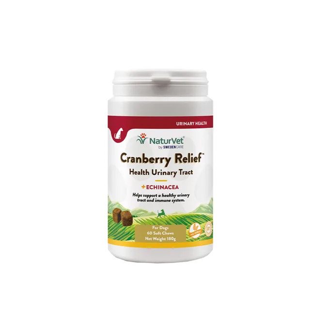 NaturVet Cranberry Relief - 120 žvýkacích tablet