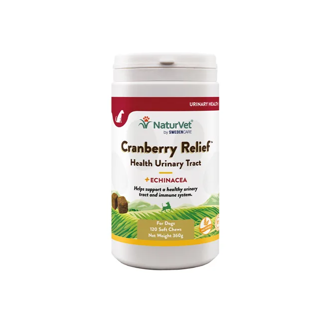 NaturVet Cranberry Relief - 60 žvýkacích tablet