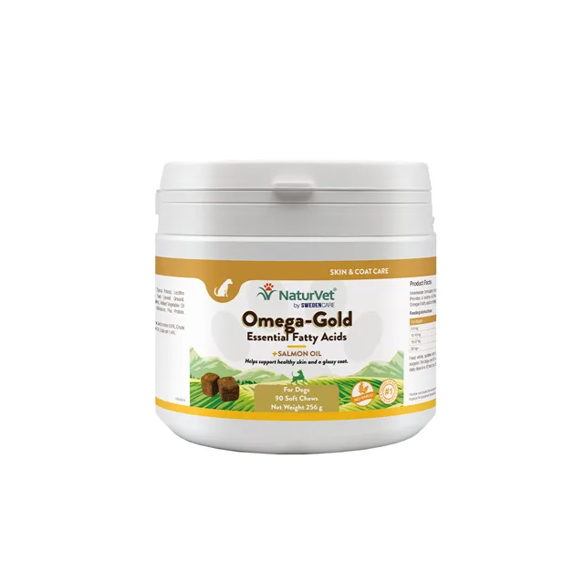 NaturVet Omega Gold - 180 žvýkacích tablet