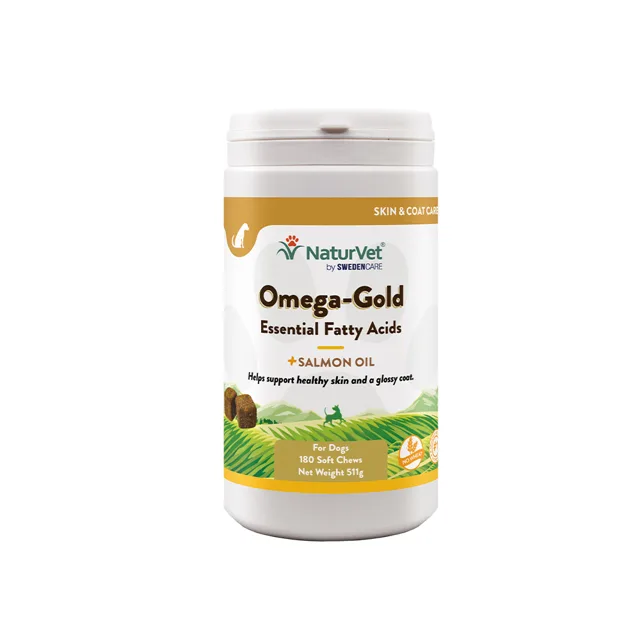 NaturVet Omega Gold - 90 žvýkacích tablet