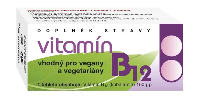 Naturvita Vitamín B12 60 tablet