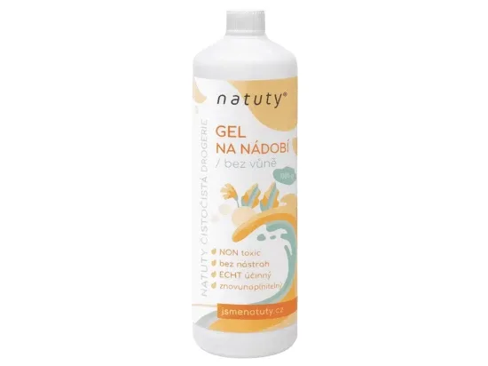 Natuty gel na nádobí pro citlivé osoby 1000 g