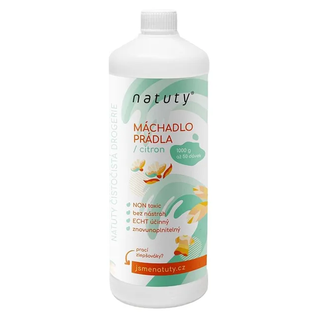 NATUTY Máchadlo prádla s vůní citronu 1 l