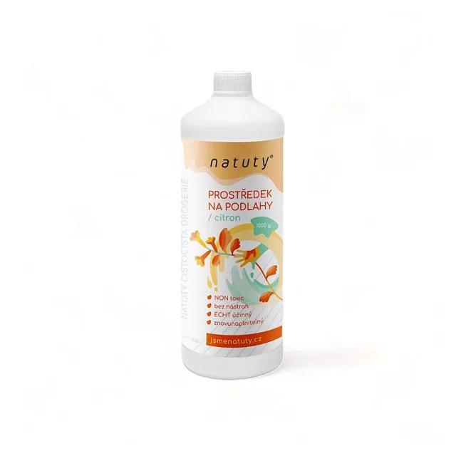 NATUTY Prostředek na podlahy s vůní citronu 1 l