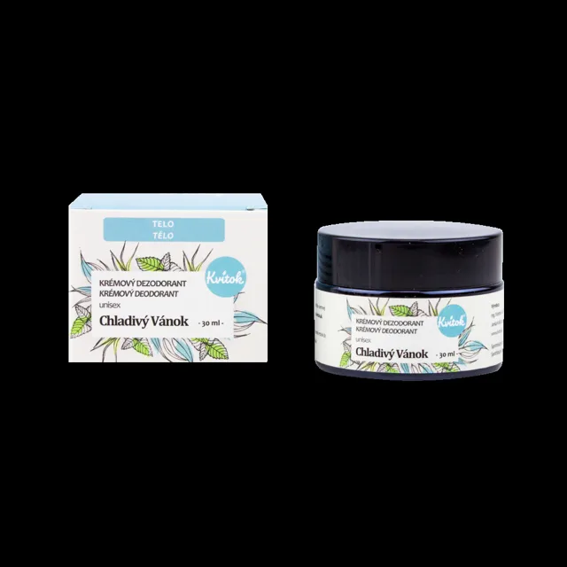 Navia / Kvítok Kvítok Krémový Deodorant Unisex 30ml - Chladivý vánek