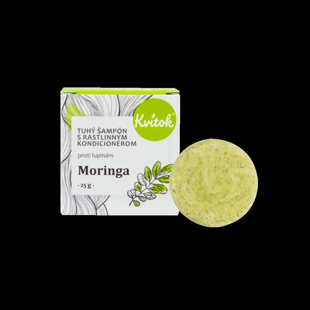 Navia / Kvítok Kvítok Tuhý Šampon s Rostlinným Kondicionérem 25g - Moringa