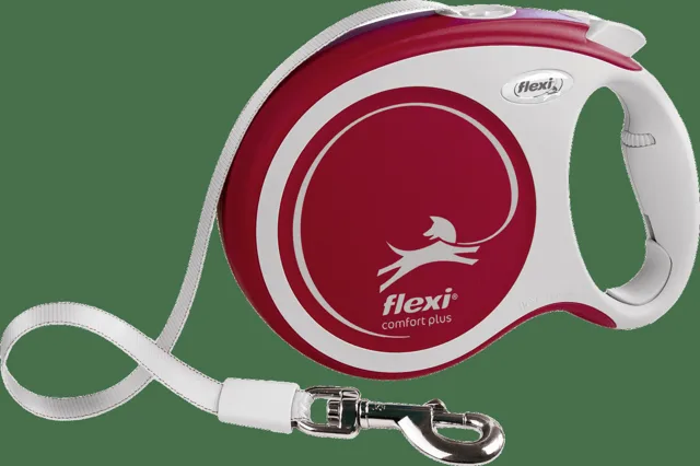 Navíjecí vodítko Flexi Comfort Plus Tape L 8 m červené