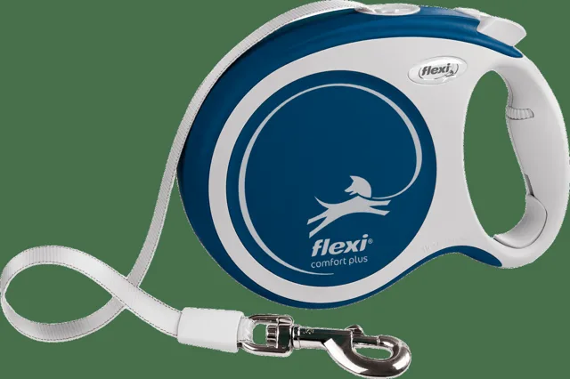 Navíjecí vodítko Flexi Comfort Plus Tape L 8 m modré
