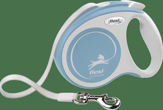 Navíjecí vodítko Flexi Comfort Plus Tape XS 3 m světle modré
