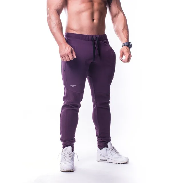 Nebbia AW joggers 719, XL, burgundy