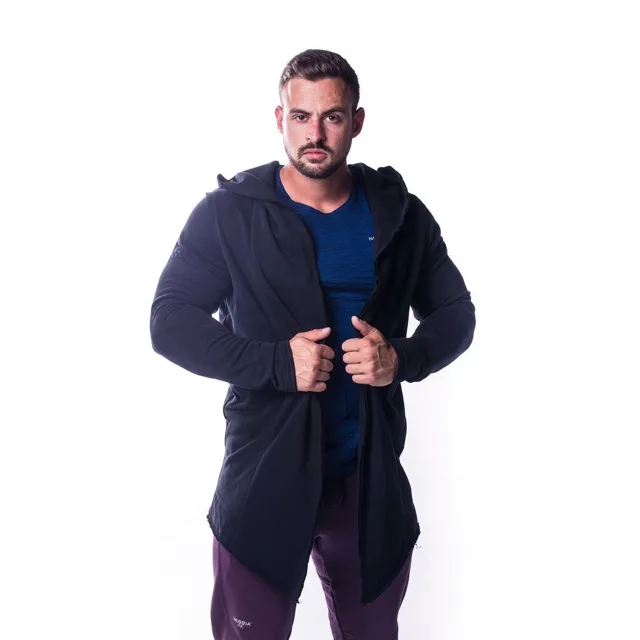 Nebbia AW prodloužený kabát 724, XL, černá