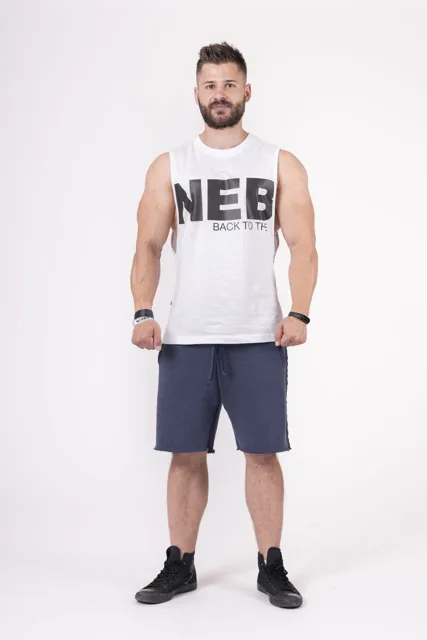 Nebbia Back To The Hardcore tank top 144, bílá, M