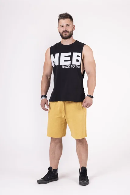 Nebbia Back To The Hardcore tank top 144, černá, M