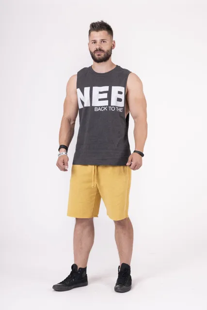 Nebbia Back To The Hardcore tank top 144, XL, šedá