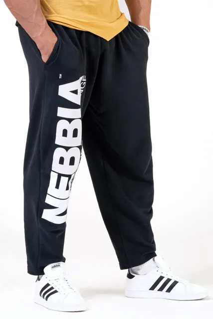 Nebbia Beast Mode On ikonické tepláky 186, L, černá