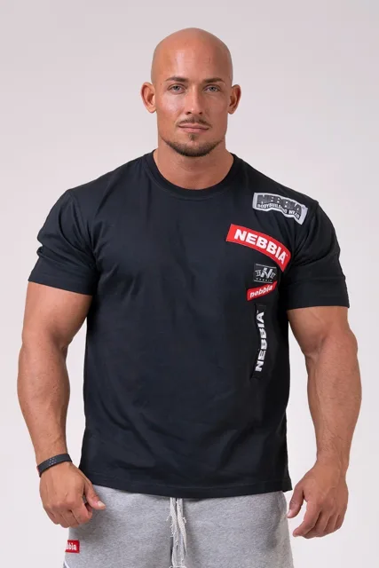Nebbia BOYS tričko 171, XL, černá