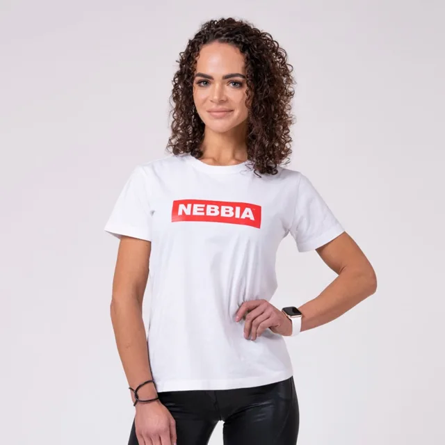 NEBBIA Dámské Tričko Basic White