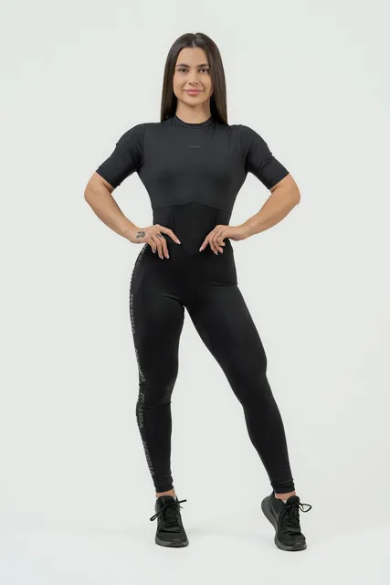Nebbia Dámský sportovní overal INTENSE Focus 823, černá, XS