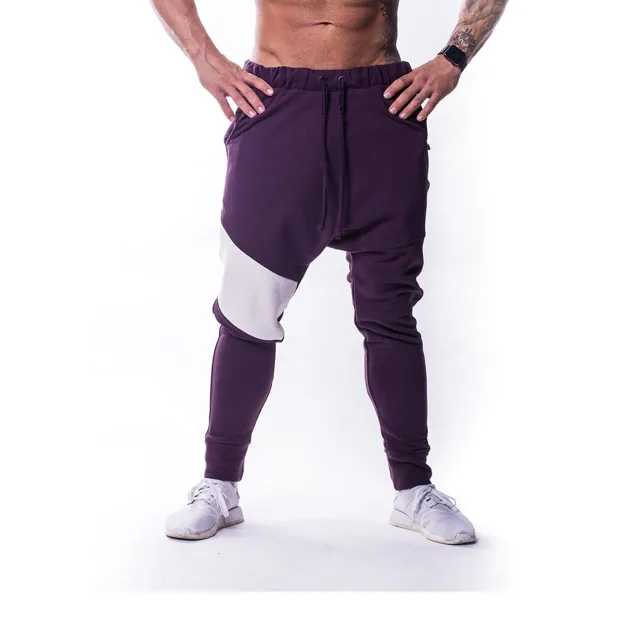 Nebbia Drop Crotch tepláky 729, XXL, burgundy