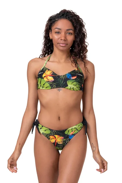 Nebbia Earth Powered bikini top 556, S, zelená