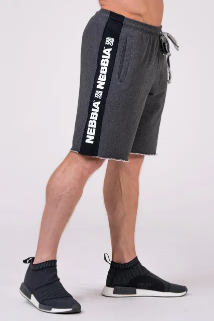 Nebbia ESSENTIAL šortky 177, M, šedá