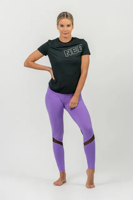 Nebbia FIT Activewear funkční tričko s krátkým rukávem 440, M, černá