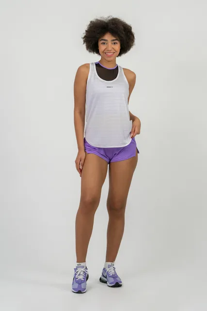 Nebbia FIT Activewear tílko “Airy” s reflexním logem 439, M, bílá