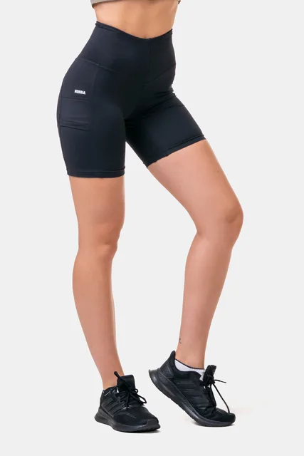 Nebbia Fit & Smart dámské cyklistické šortky 575, XS, černá