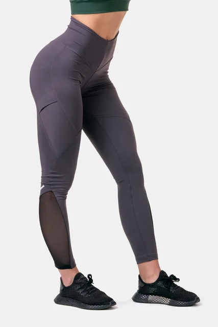 Nebbia Fit & Smart legíny s vysokým pasem 572, M, hnědá