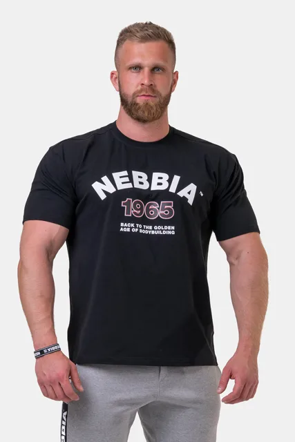 Nebbia Golden Era tričko 192, XL, černá