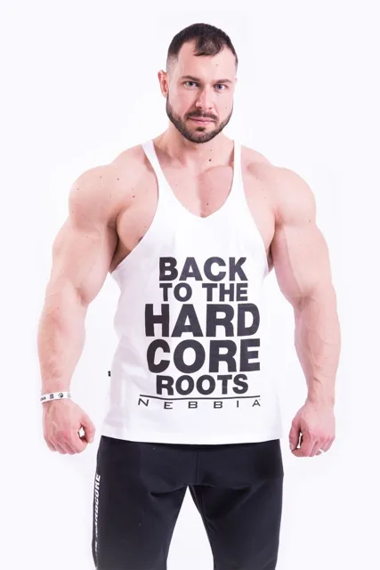 Nebbia HardCore tílko 399, XL, bílá