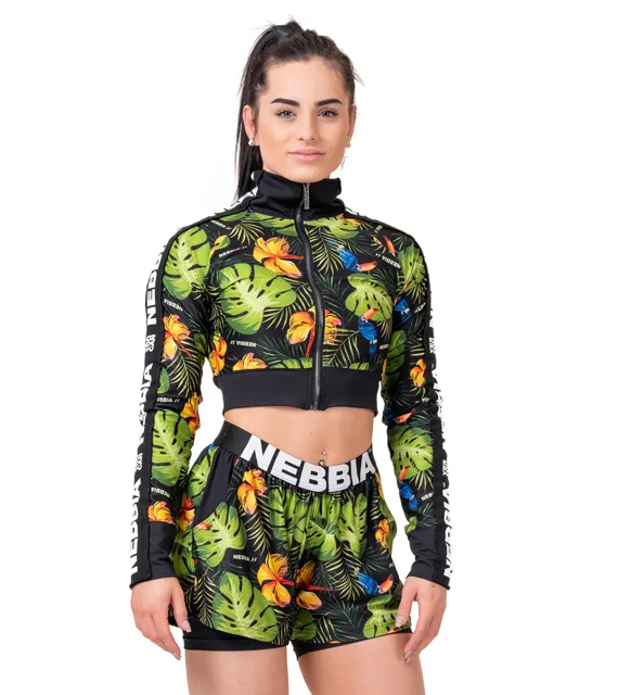 Nebbia High-Energy Crop bunda 564, XS, zelená